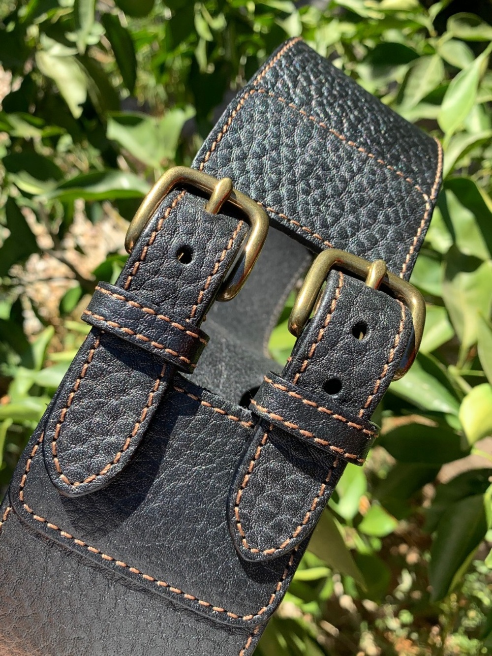 Ann Taylor Loft Wide Double Buckle Belt - Picture 11 of 11